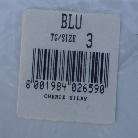 ibici calze Cherie Silky 20 den BLU Size 3 Made in Italy Panty Hose - Picture 5 of 13